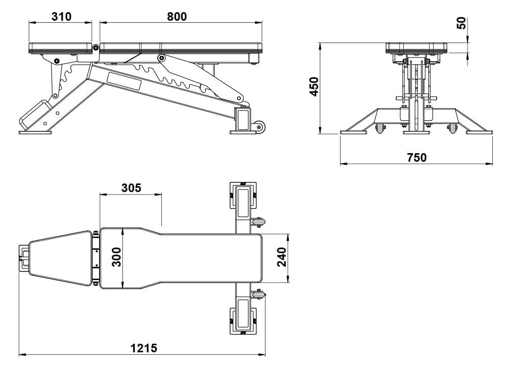 ATX Adjustable Bench - Warrior Classic
