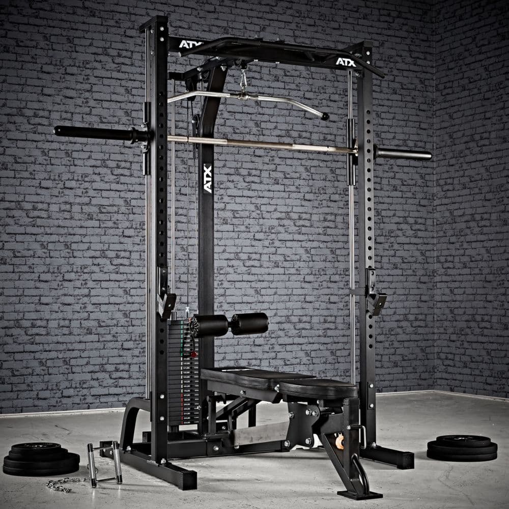 ATX Multipress with lat pulldown machine