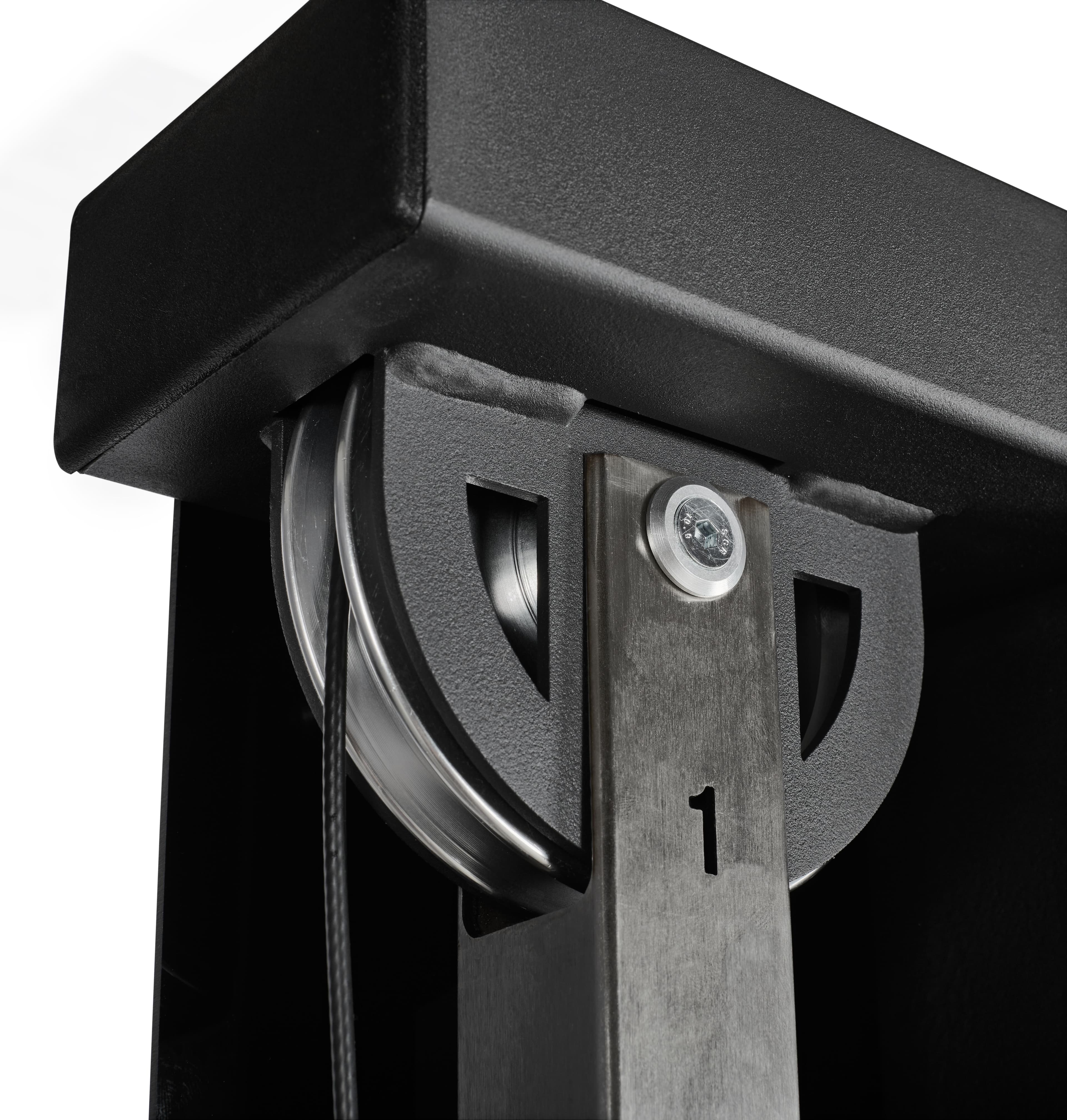 ATX Duo wall-mounted pulley station with 2 x 60 kg weight plates