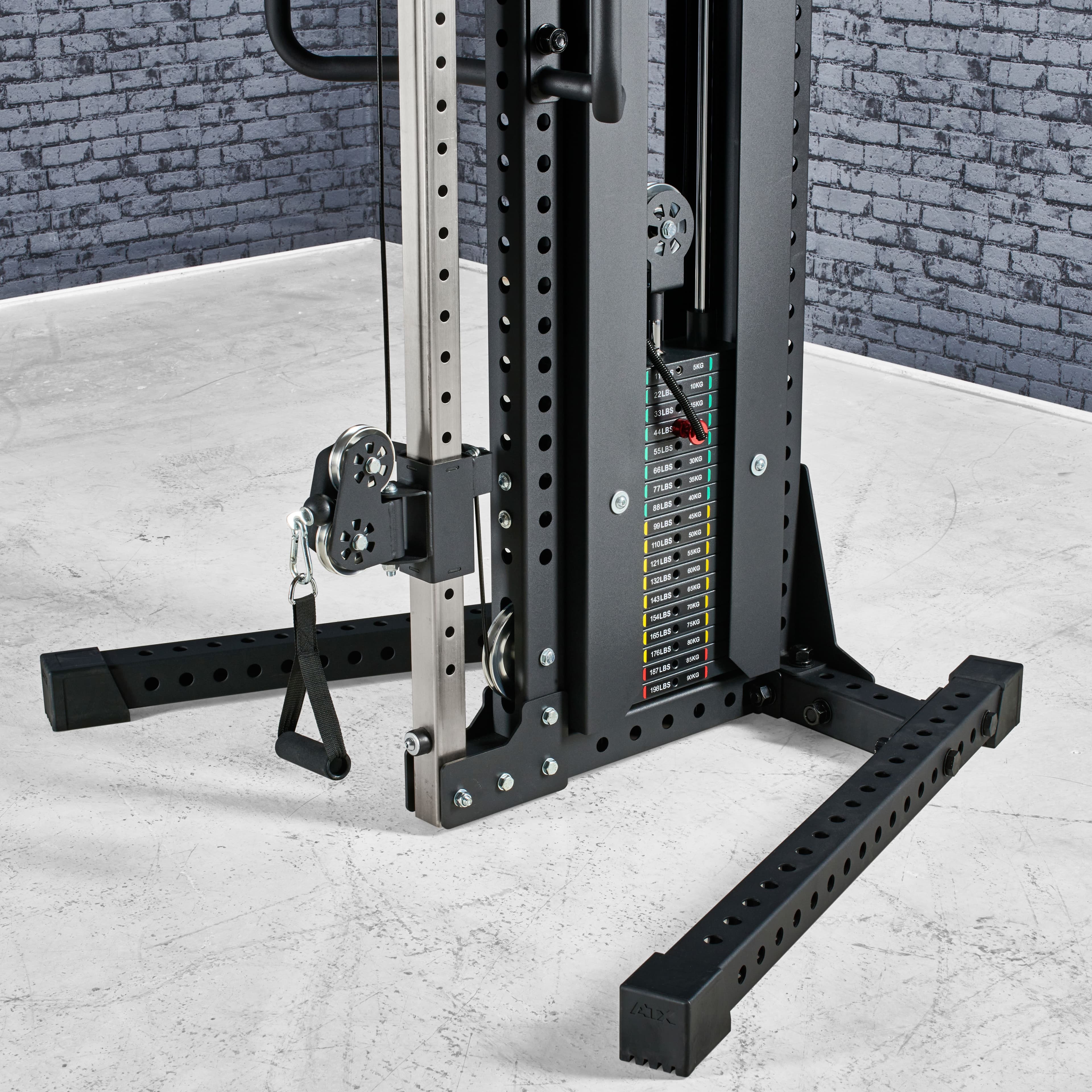 ATX Cable Crossover - pull station 2 x 90 kg plug-in weights