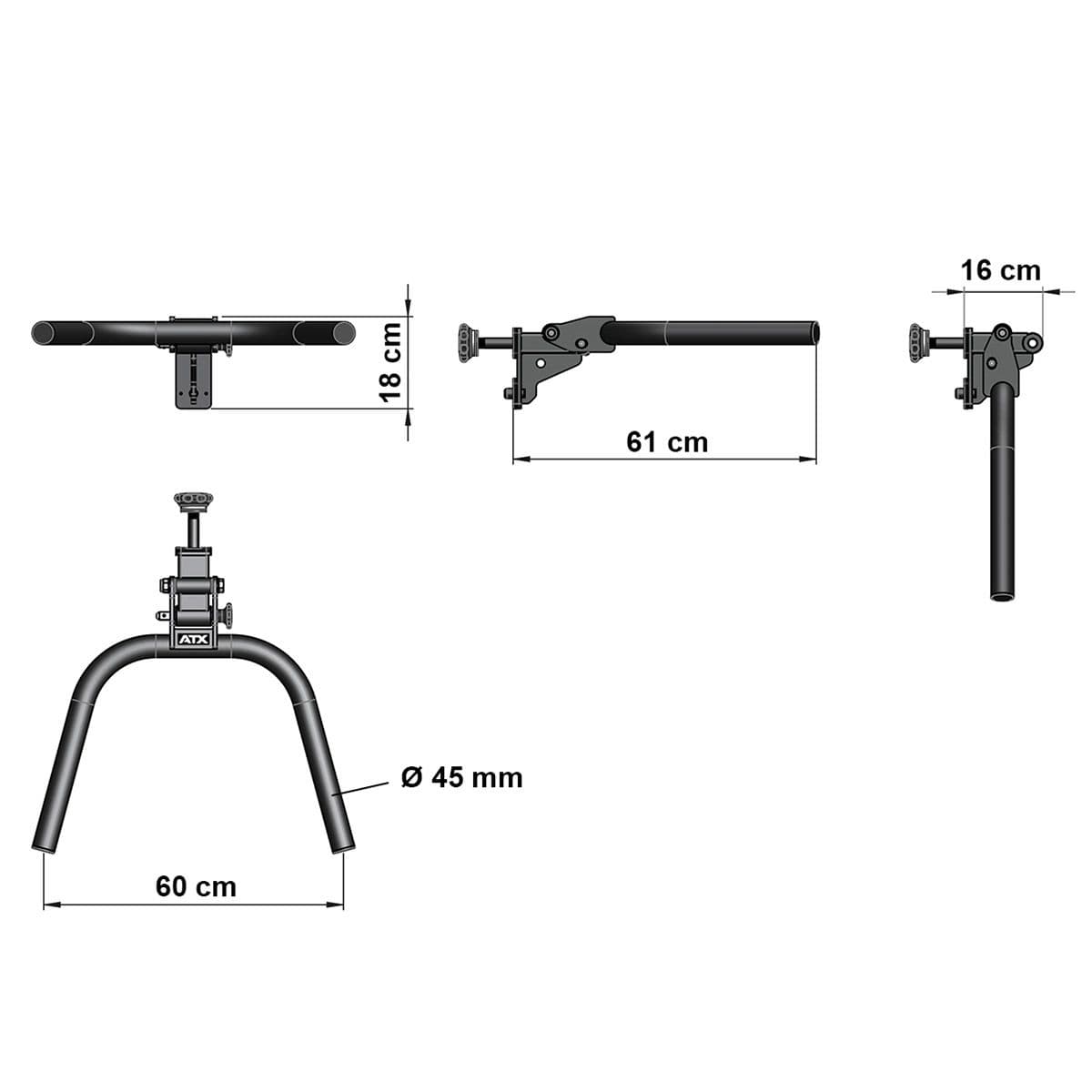 ATX Folding Dip Attachment