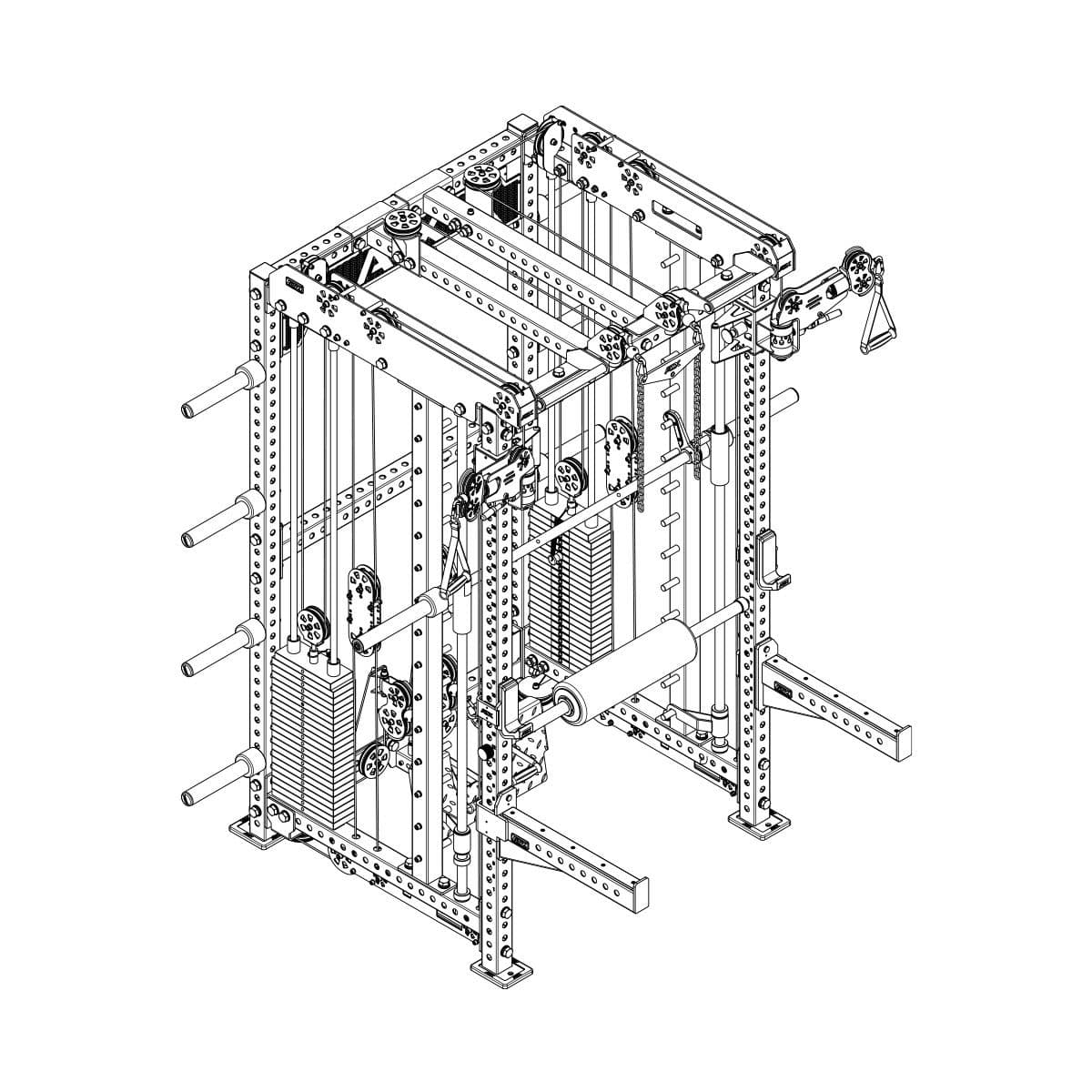 ATX Multi Pull Smith Rack MPHR-780